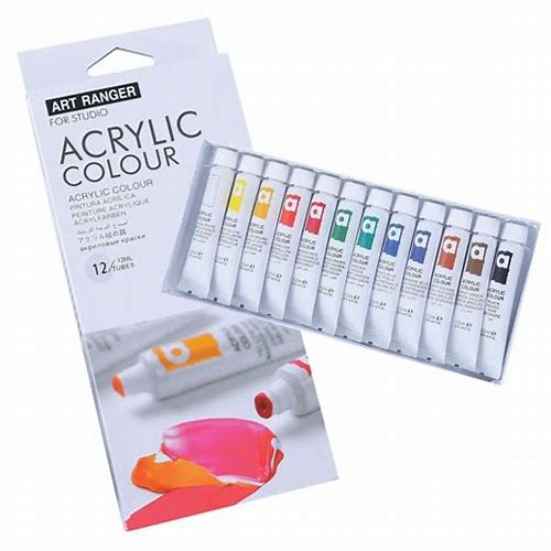 [C-AR177050] Colors Acrylic No.FEA75T 75 ml Red FEA436 Art Rangers