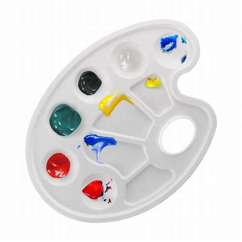 [C-AR205005] Prima Colors Palette Plastic 6 Part