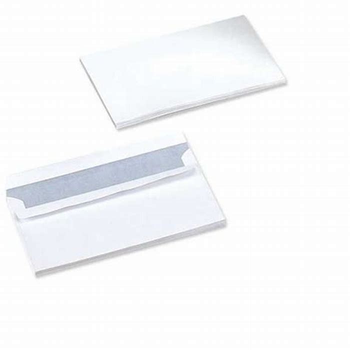 [A-EN100031] Masy Self-Adhesive White Envelope DL