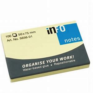 [A-PO114080] Info Sticky Notes Colors 3x3 Info - 5654 - 72
