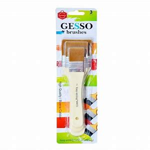 Brush Paint Gesso No.A6085N Brush Size (4=33 mm ) N6085عاج