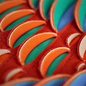 [C-AF097050] Fabric Gogh Set10 Orange - A4
