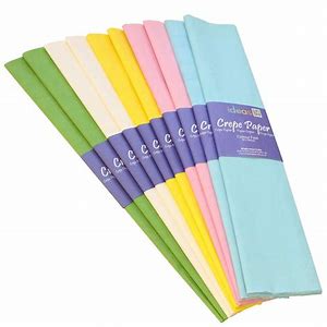 Madn Crepe Paper (Corisha) Set 10 - 1M*50 cm Mix