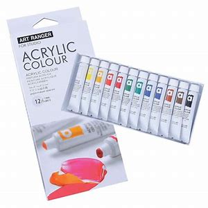 Art Rangers Colors Acrylic No12012 - A Tubes Set 12 Colors 12 ml