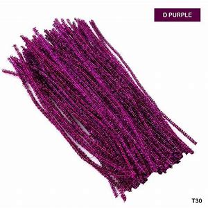 [C-AR572050] Office Mix Pipe Cleaner Glitter 25 Stick Purple