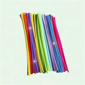 Office Mix Pipe Cleaner Glitter 25 Stick Mix Colours