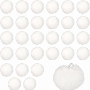 Pom Pom Balls White