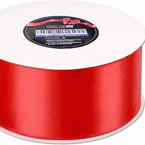 Office Mix Satin Ribbon Roll 2 cm Orange