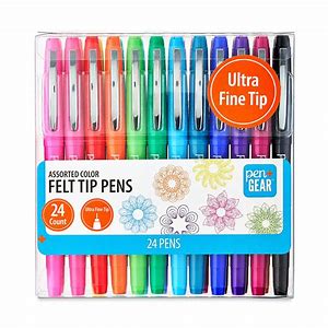 [C-SH308005] Prima Pen Felt - Tip Pen Color Set - 24