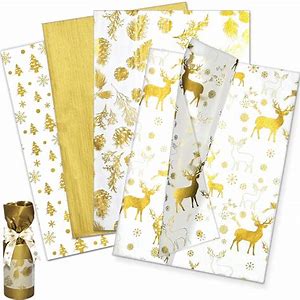 [C-AR811050] Office Mix Tissue Gift Wrap 20x26Cm 10 Sheets Yellow