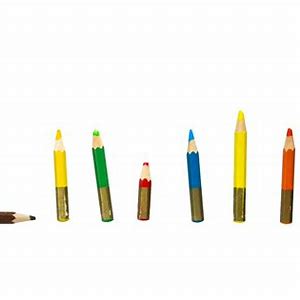 [C-SH108050] Colours Pencil Wooden 6 Colors Short - X