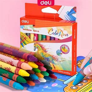 Deli Wax Crayoun Color 24 Pcs - C20820