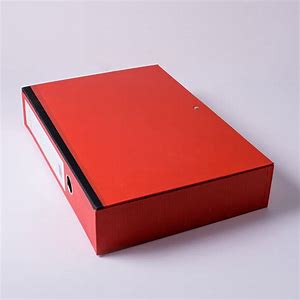 Digital Box File Perqueen Size4 cm - FS - Digital - Red