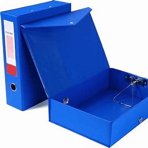 Blue Box File Perqueen Size4 cm - FS - Today