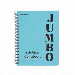 Note Book Jumbo 200 Sheet A4/5 Subject Mintra