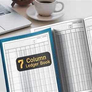 Ledger Book 8 Column 100 Sheets