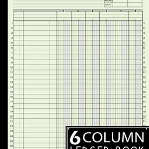 Ledger Book 16 Column 200 Sheets