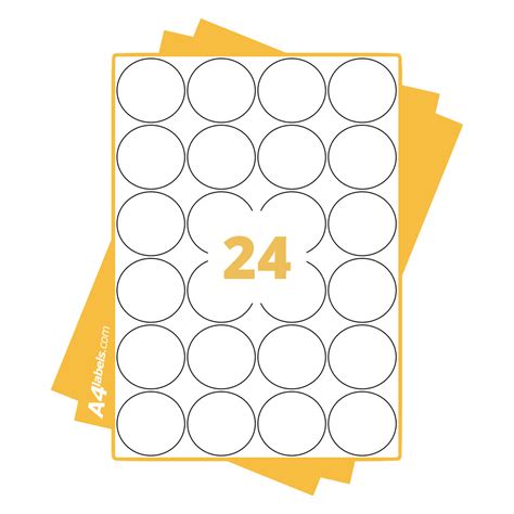Vertex Label Laser Size A4 - / 24