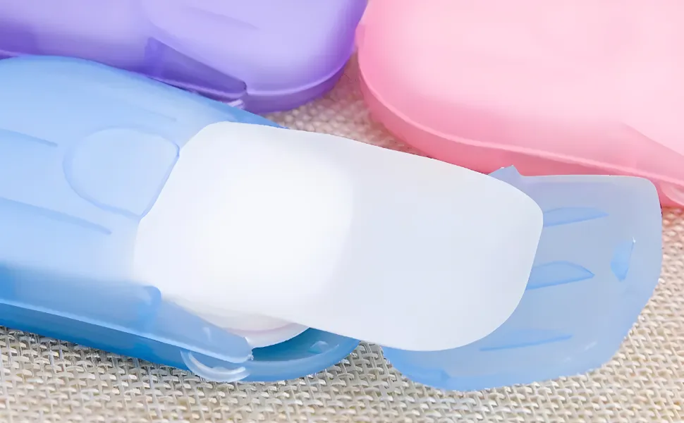 [A-PS114050] 3913 Paper Soap Holder Plastic Blue Hy