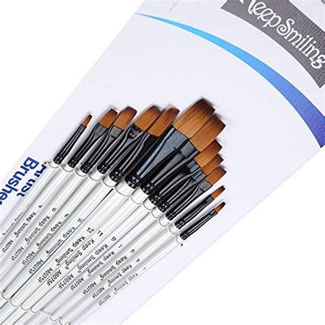 [C-AB012050] Brush Artist A6075F Size 11 Flat Keep Smiling
