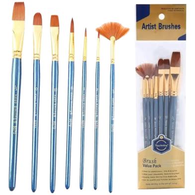 [C-AB032050] Brush Artist Size 8 Flat Keep Smiling