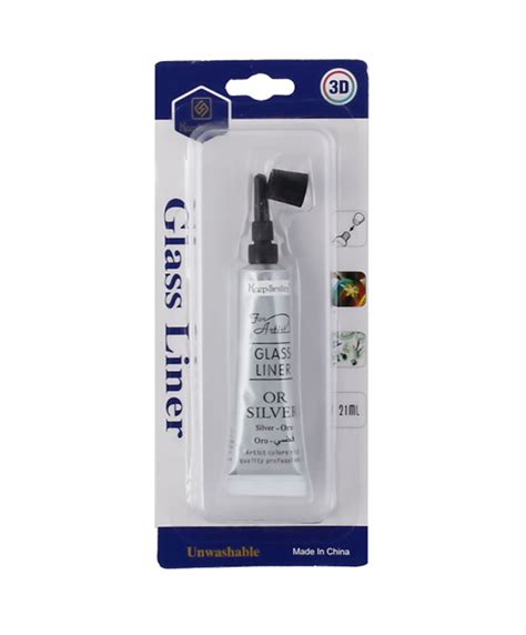 Colors Glass Liner 21 ml Silver Keep Smiling
