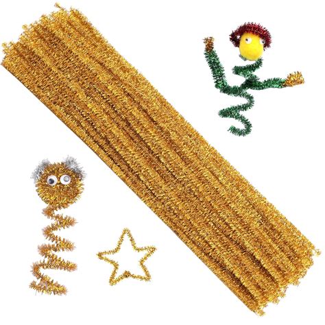 [C-AR574050] Office Mix Pipe Cleaner Glitter 25 Stick Brown