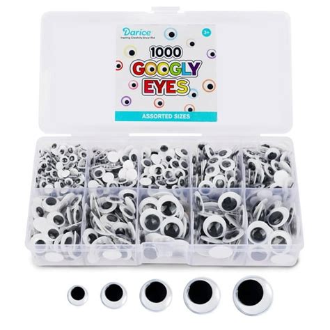 Yassin Wiggle Googly Eyes Small Set 10 - 1063