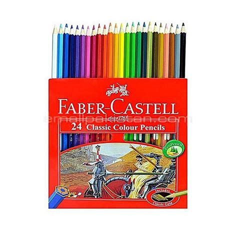 Fabercaste Pencil Wooden Color Long Set - 24