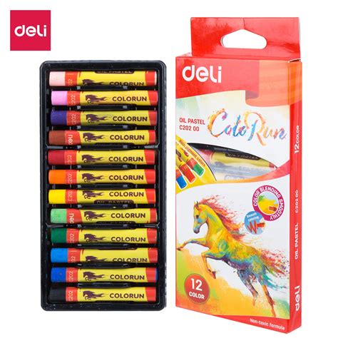 Deli Oil Pastel 12 Colors - C20200