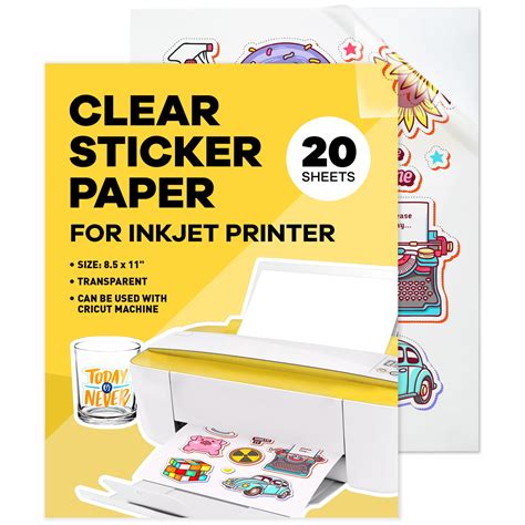 [C-SH706050] Transparent Paper Stickers Sheets 70 x 100 cm Jac