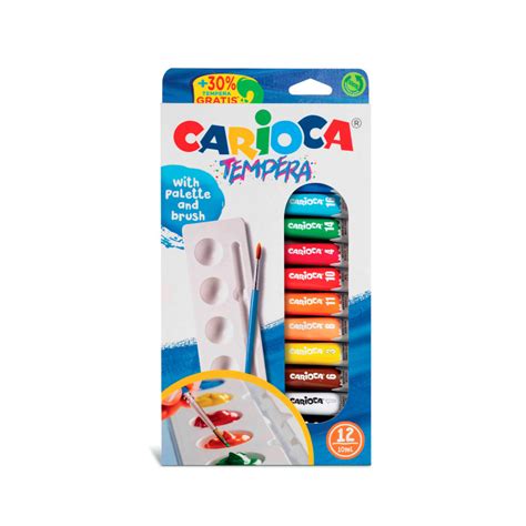 Carioca Tempera Gouache Colors 500yellow