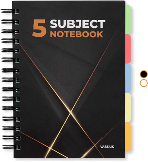 [N-BN204023] Note Book 200 Sheets A5 / 5 Subject Mega