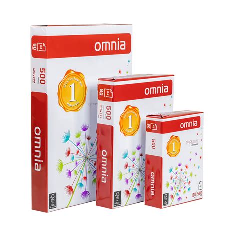 Paper Copy Packet 500page 80 G A4 Omnia