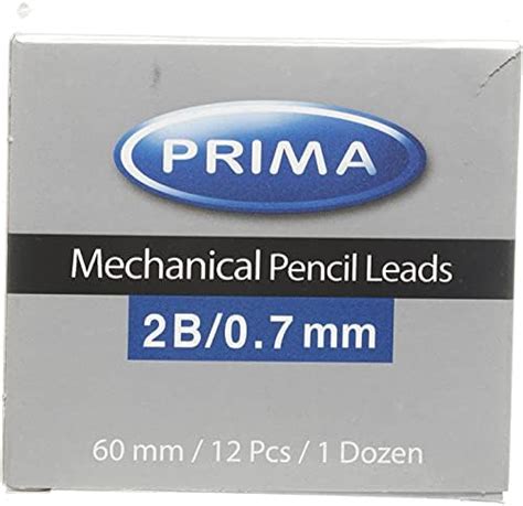 Prima Mechanical Pencil Leads 2B 0.7 mm - Black