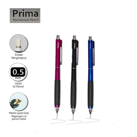 Prima Mechanical Pencil Leads 2B 0.5 mm - Black