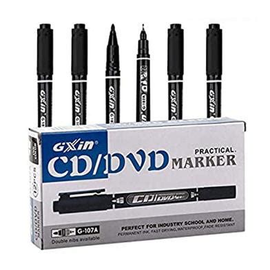 [P-MP305010] Gxin Marker Pen, for Cd, Colors, Model G - 107, Gxin - Black