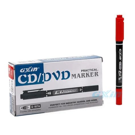 [P-MP307010] Gxin Marker Pen, for Cd, Colors, Model G - 107, Gxin - Red