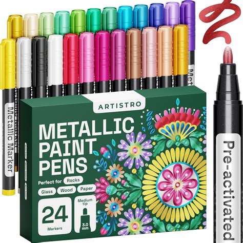 Marker Pen Doko Metallic - Red