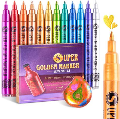 Marker Pen Doko Yellow Metallic