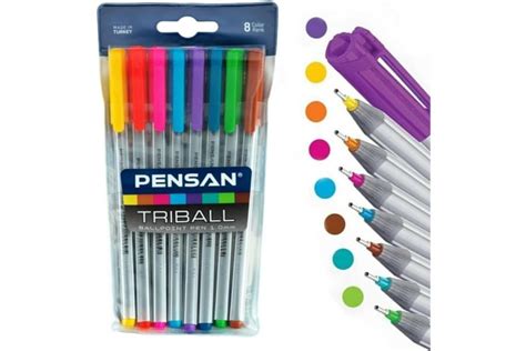 Ballpoint Pen Model Triball Size 1.0mm Red Pensan