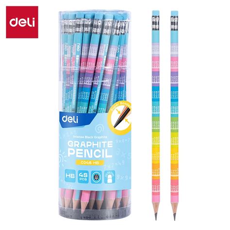 309891 Deli Pencil with Ereaser - Hb - U20000 - Mate