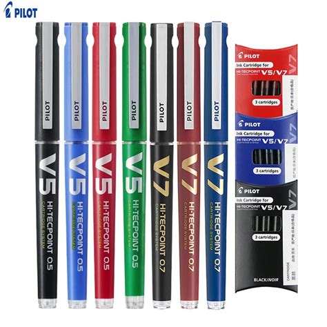 Flomaster Pen Felt-Tip Pen Ball Tecpoint V7 Pilot - Green