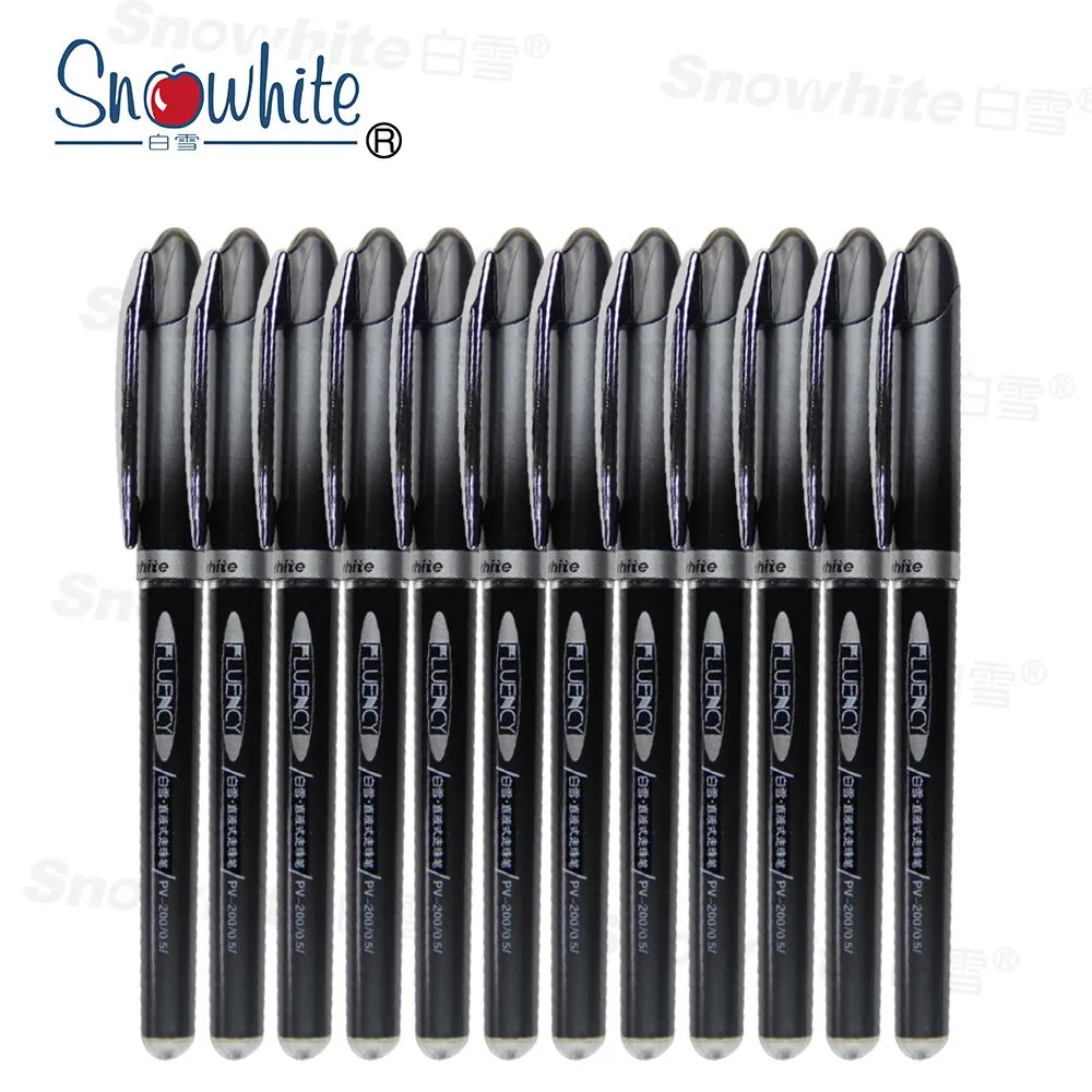 [P-PF428050] - Pen Ink Snowwhite Vacuum 0.8 mm Black