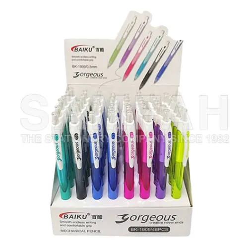 [P-PM106050] 309 Baiku Pencil Mechanical 0.5 Model Bk