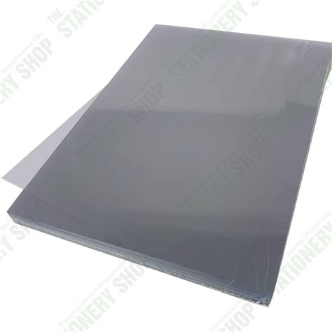 Prima Binding Cover Transparnce Front Size A4 - 300micron - Pack50