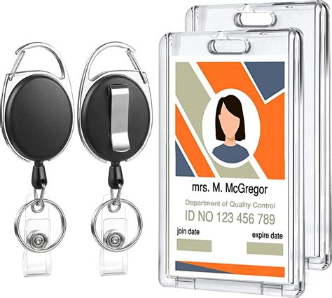 Vertical Name Id Holder T - 014 - Coulored