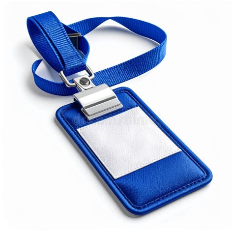 Lanyard Id Holder Blue