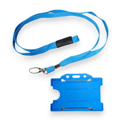 Lanyard Id Holderdark Blue