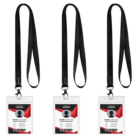 Lanyard Id Holder Orange
